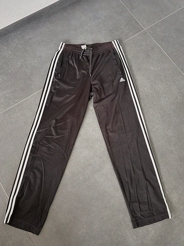 Adidas Jogginghose | Größe S(32) | Unisex | schwarz weiß 88387 40312