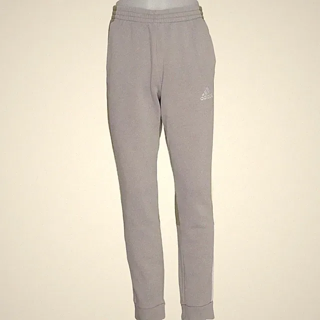 Adidas, Jogginghose, Größe: S, Grau/Braun/Weiß #NGJ