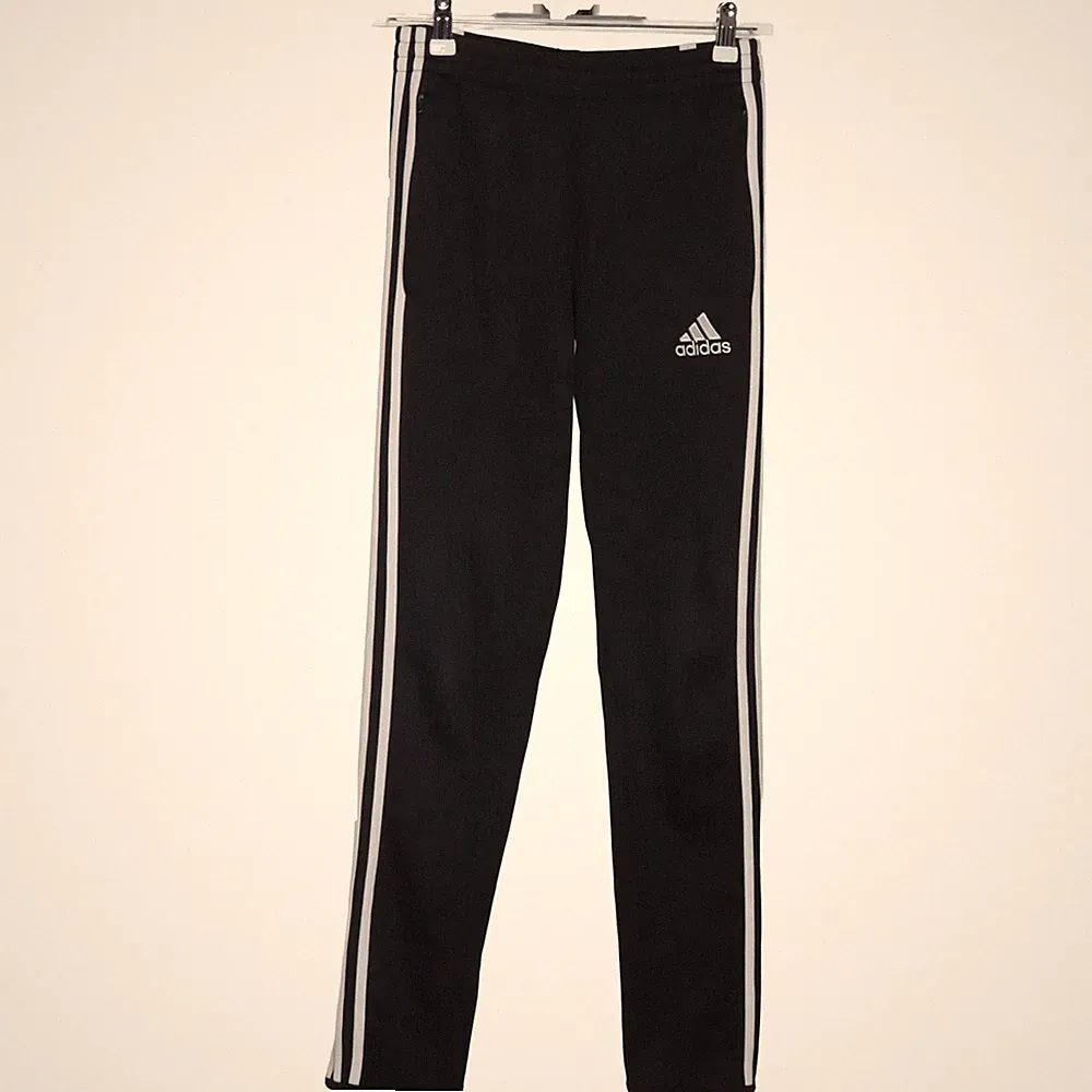 Adidas, Jogginghose, Größe: XL, Grau/Weiß, Polyester, Print, Herren #d40