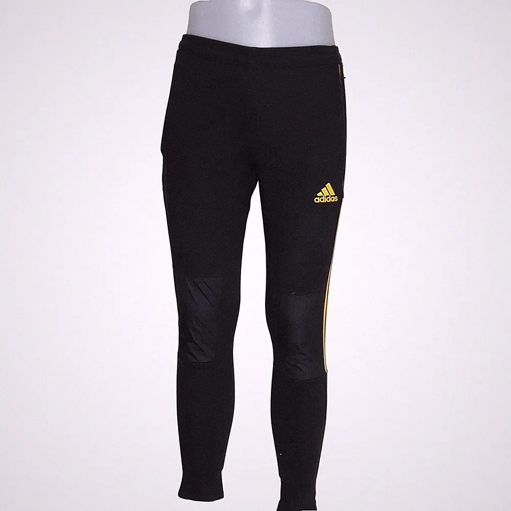 Adidas, Jogginghose, Größe: XS, Schwarz/Orange #NOV