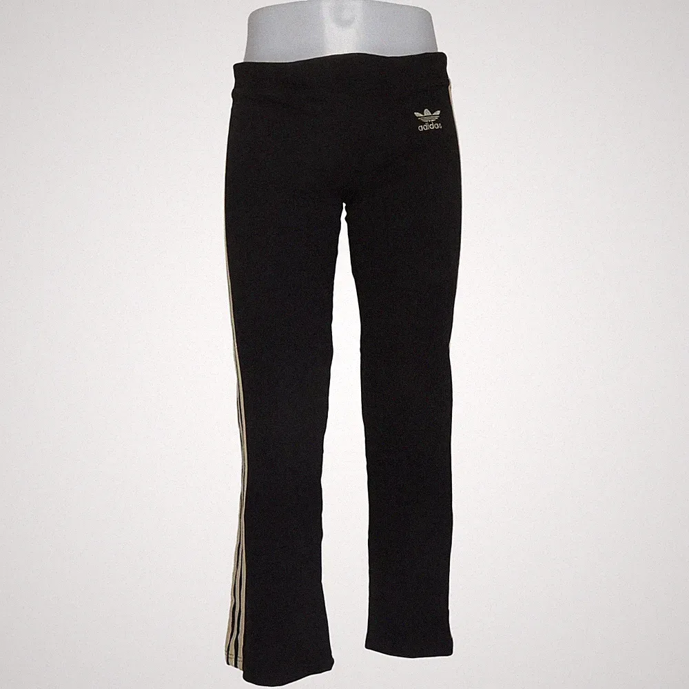 Adidas, Jogginghose, Größe: XXL, Schwarz/Gold, Baumwolle, Herren #V1O