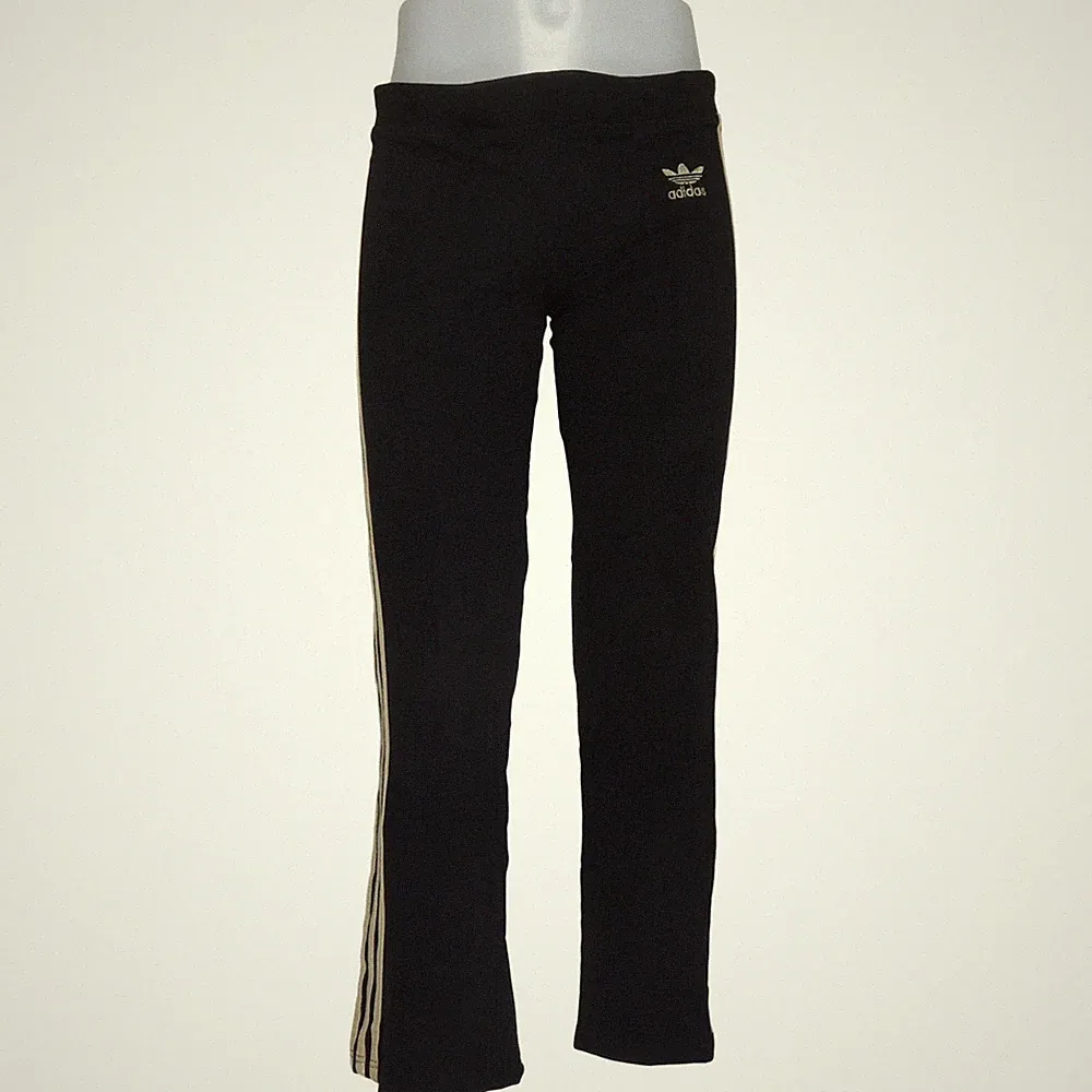 Adidas, Jogginghose, Größe: XXL, Schwarz/Gold, Baumwolle, Herren #y3u