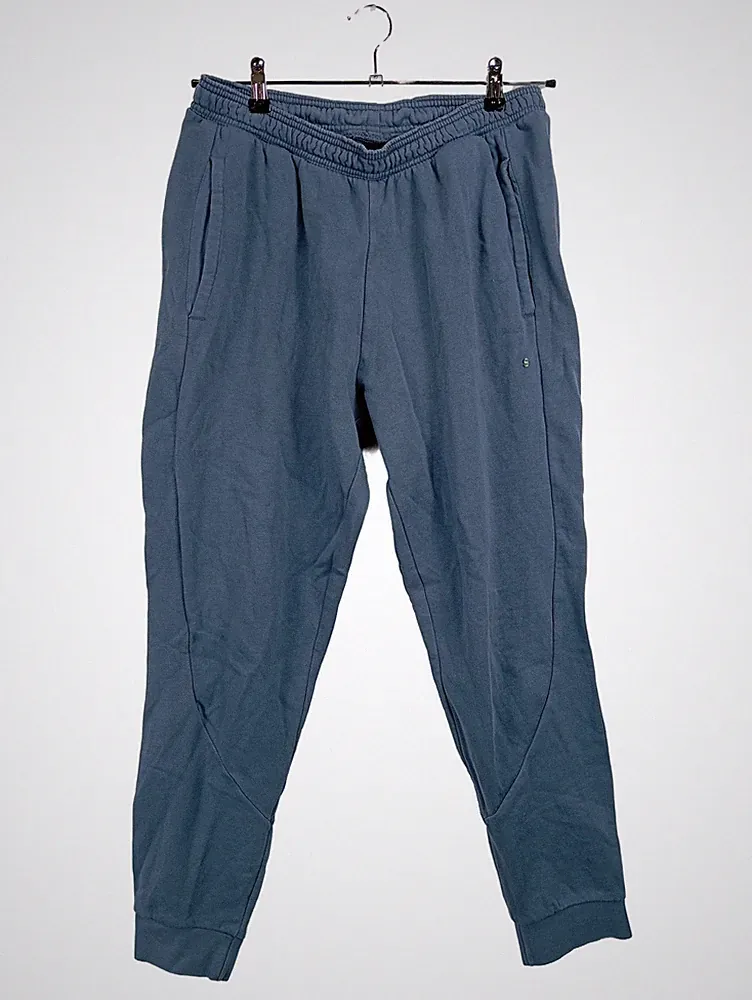 Adidas Jogginghose Herren Gr. 40/L Blau Trainingshose Sporthose