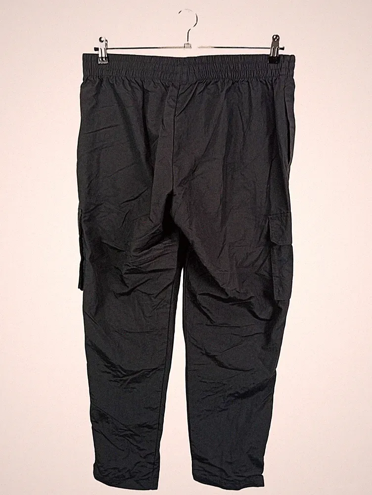 ADIDAS Jogginghose Herren Gr. 40 Schwarz Sportlich Polyamid