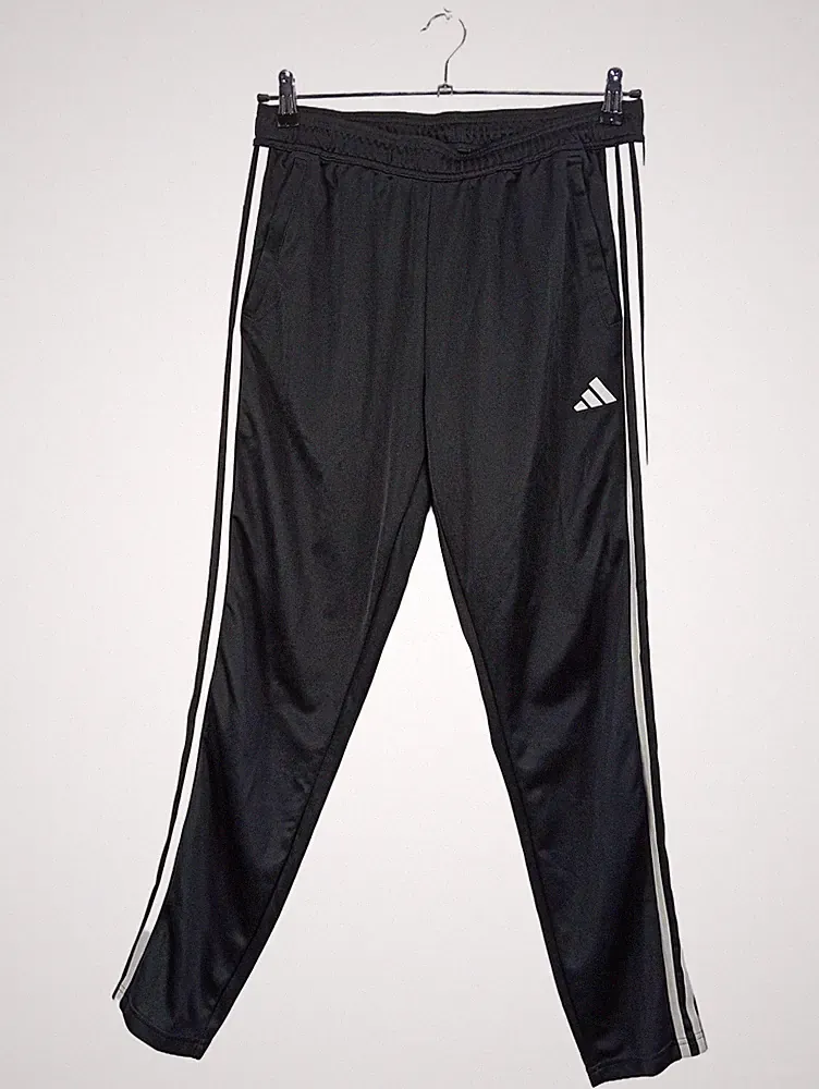 adidas Jogginghose Herren Gr. 50 Schwarz 3-Streifen