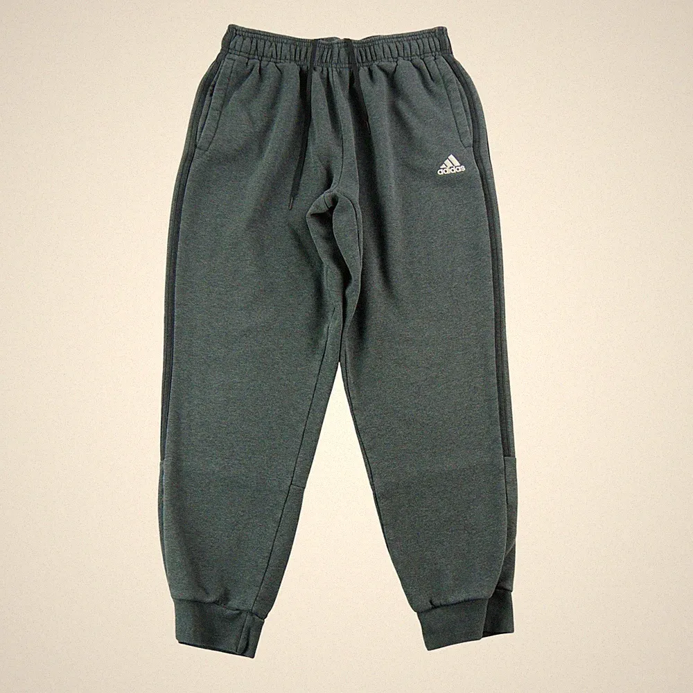 Adidas Jogginghose Herren Jogger schmal geschnitten Grau Größe M #QWE7687