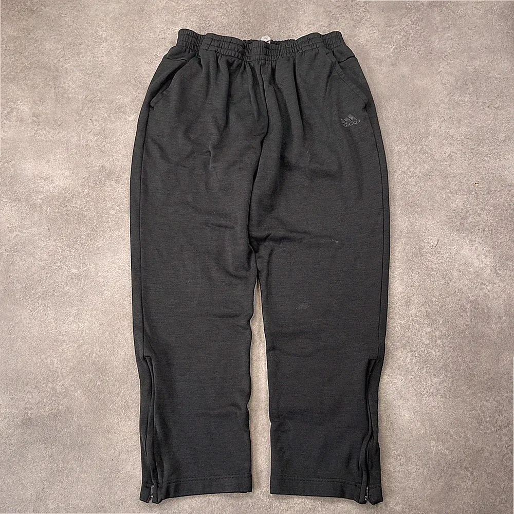 Adidas Jogginghose Herren Large Athletic Tapered Fit Sweatpants, Schwarz