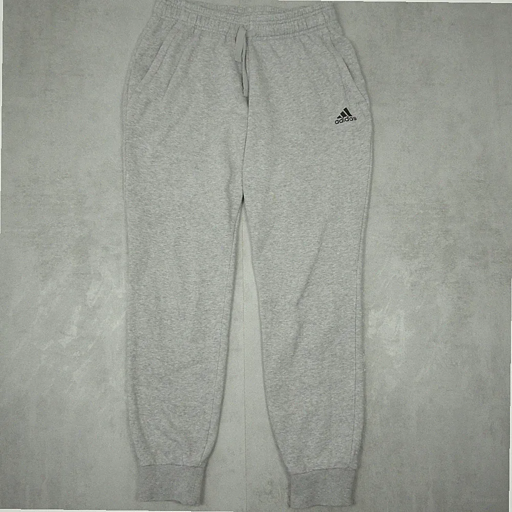 Adidas Jogginghose Herren S Grau Regular Fit Sportwear Essentials Logo