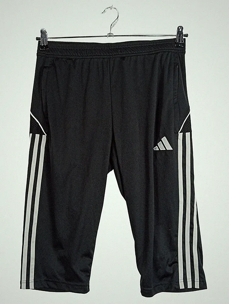 adidas Jogginghose Herren Streifen Sporthose Trainingshose Schwarz Gr. 48 M