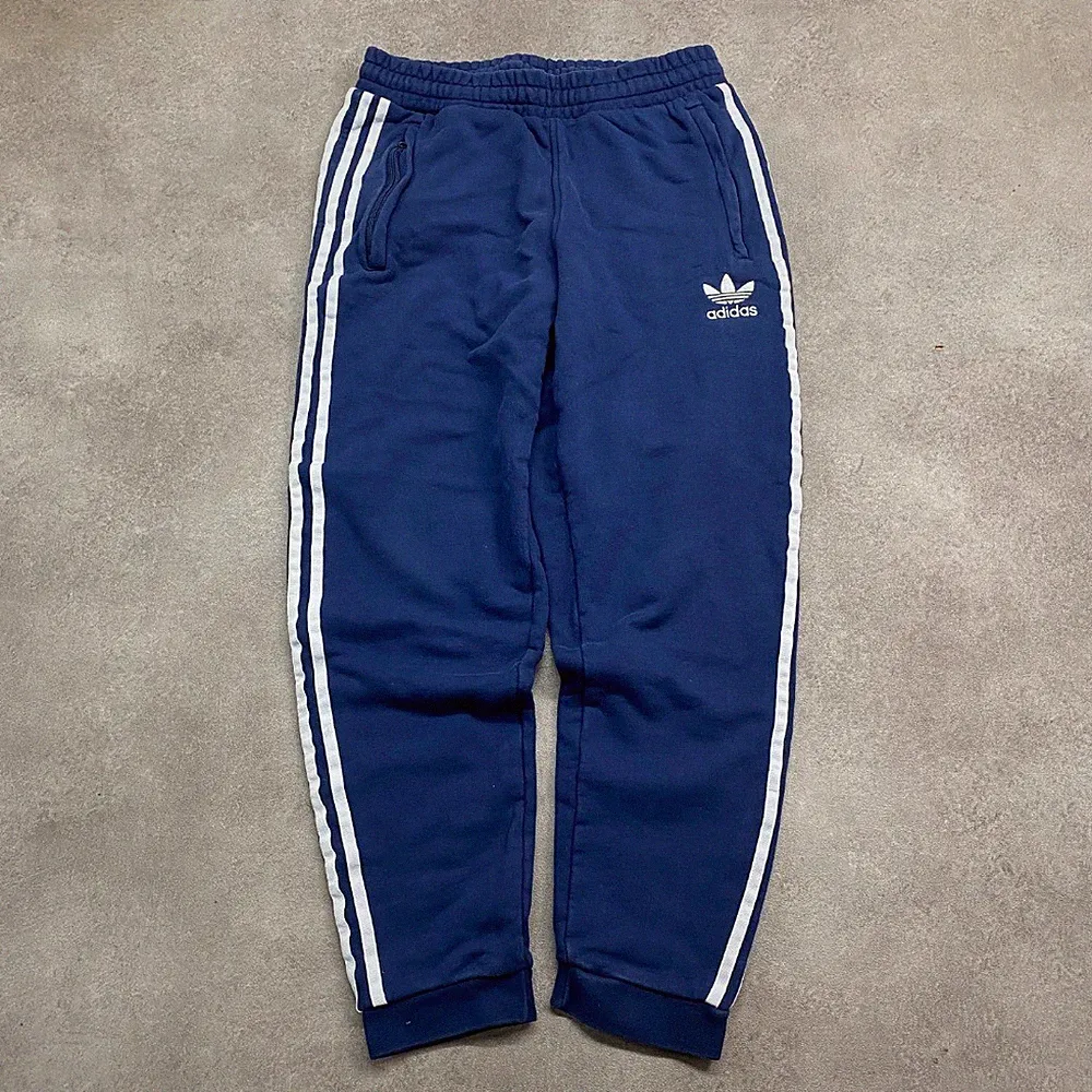 Adidas Jogginghose Herren XS Originals Trefoil 3-Streifen Slim Fit Trainingsh...