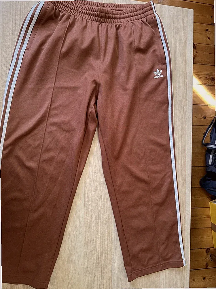 Adidas Jogginghose L Braun Weiter Schnitt