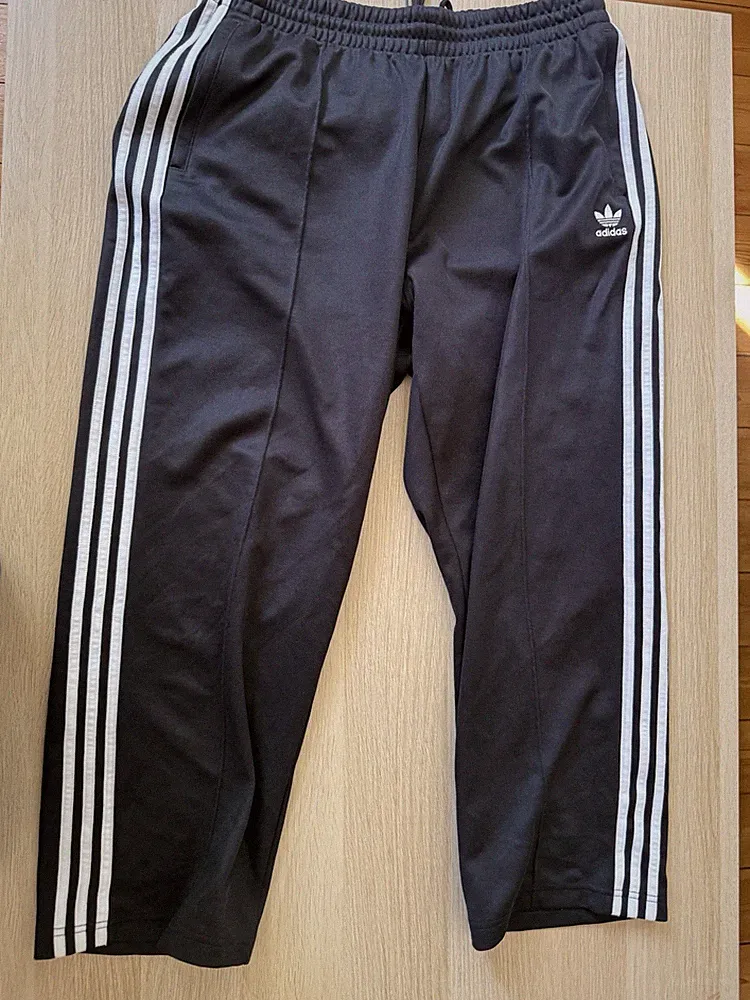 Adidas Jogginghose L Schwarz Weiter Schnitt
