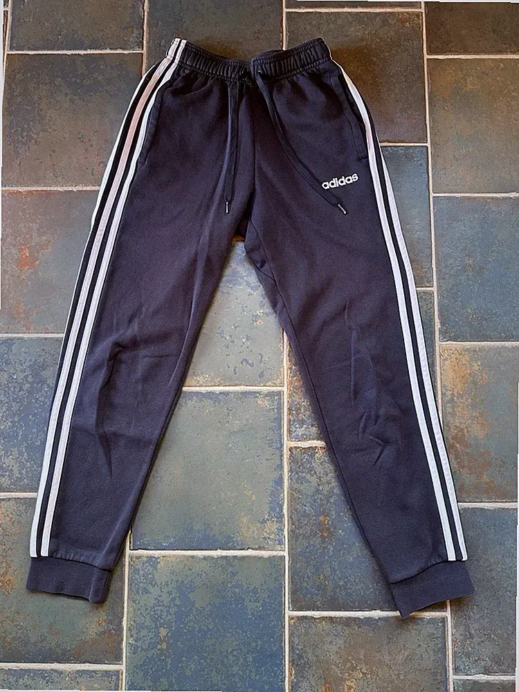 adidas Jogginghose Sporthose Blau Gr. XS 3-Streifen