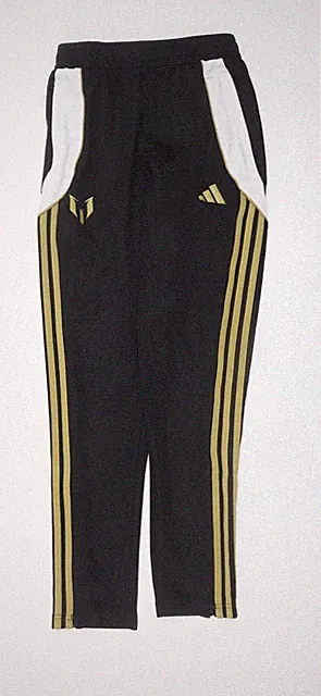 Adidas Jogginghose Teens schwarz 12 Plus mit goldenen Streifen