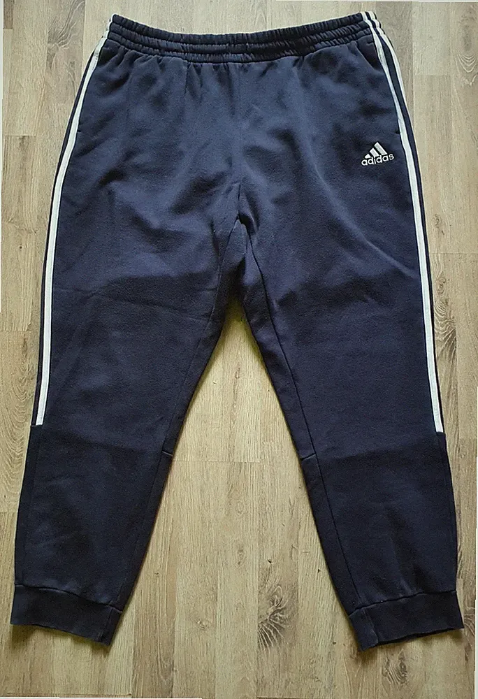 adidas jogginghose trainingshose hose blau gr.xxl 2xl 60 62