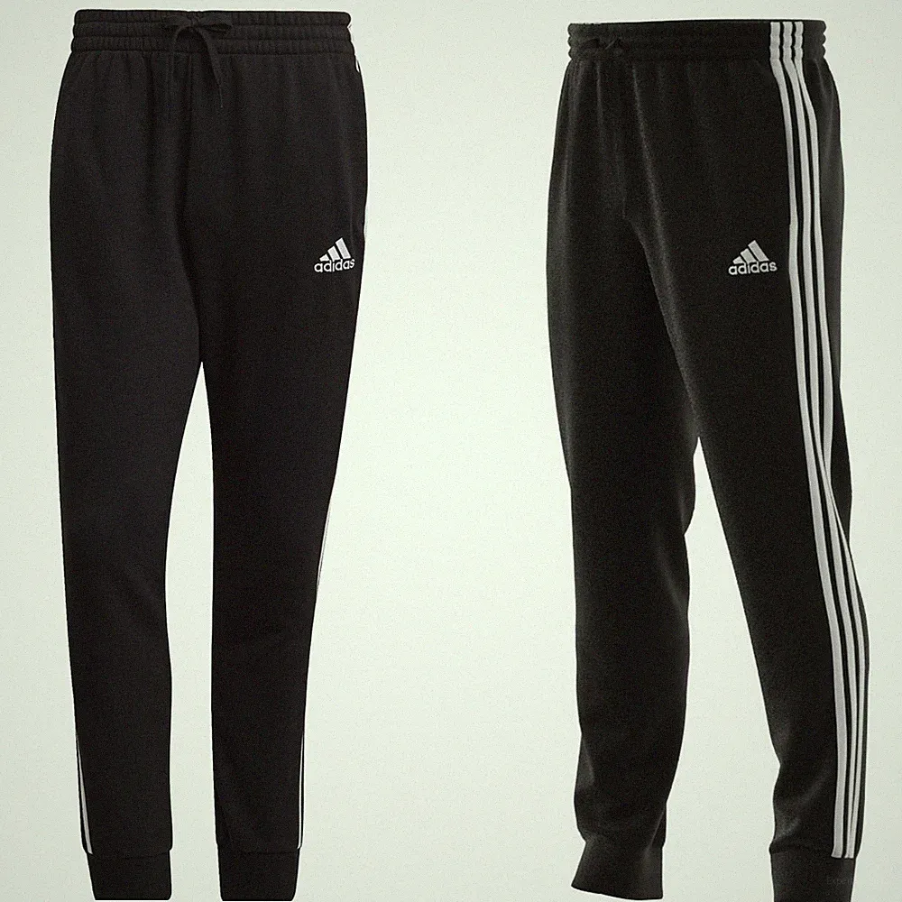 adidas Jogginghose Trainingshose Sporthose Herren mit 3 Streifen French Terry