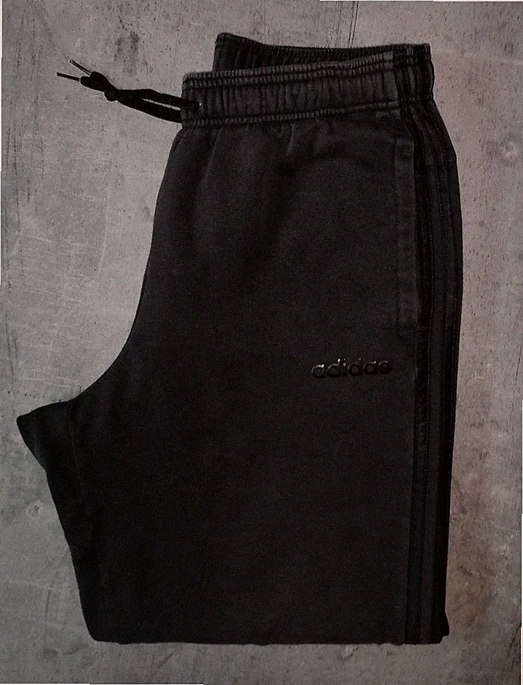 adidas Jogginghose Trainingshose Taschen Schwarz M Baumwolle Zugband Anthrazit