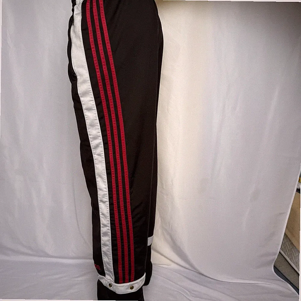 Adidas Jogginghose / Trainingshose untere Knopfleiste - 90er Vintage - Gr. L
