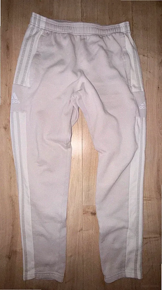 Adidas Jogginhose Trackpants Gr. M hellgrau sehr guter Zustand Open Leg