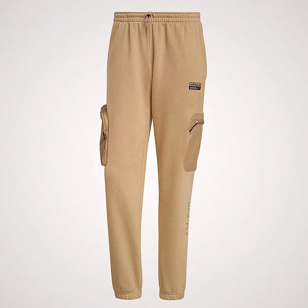 Adidas Original HERREN Ryv Bündchen Jogginghose Beige Trefoil Retro BNWT