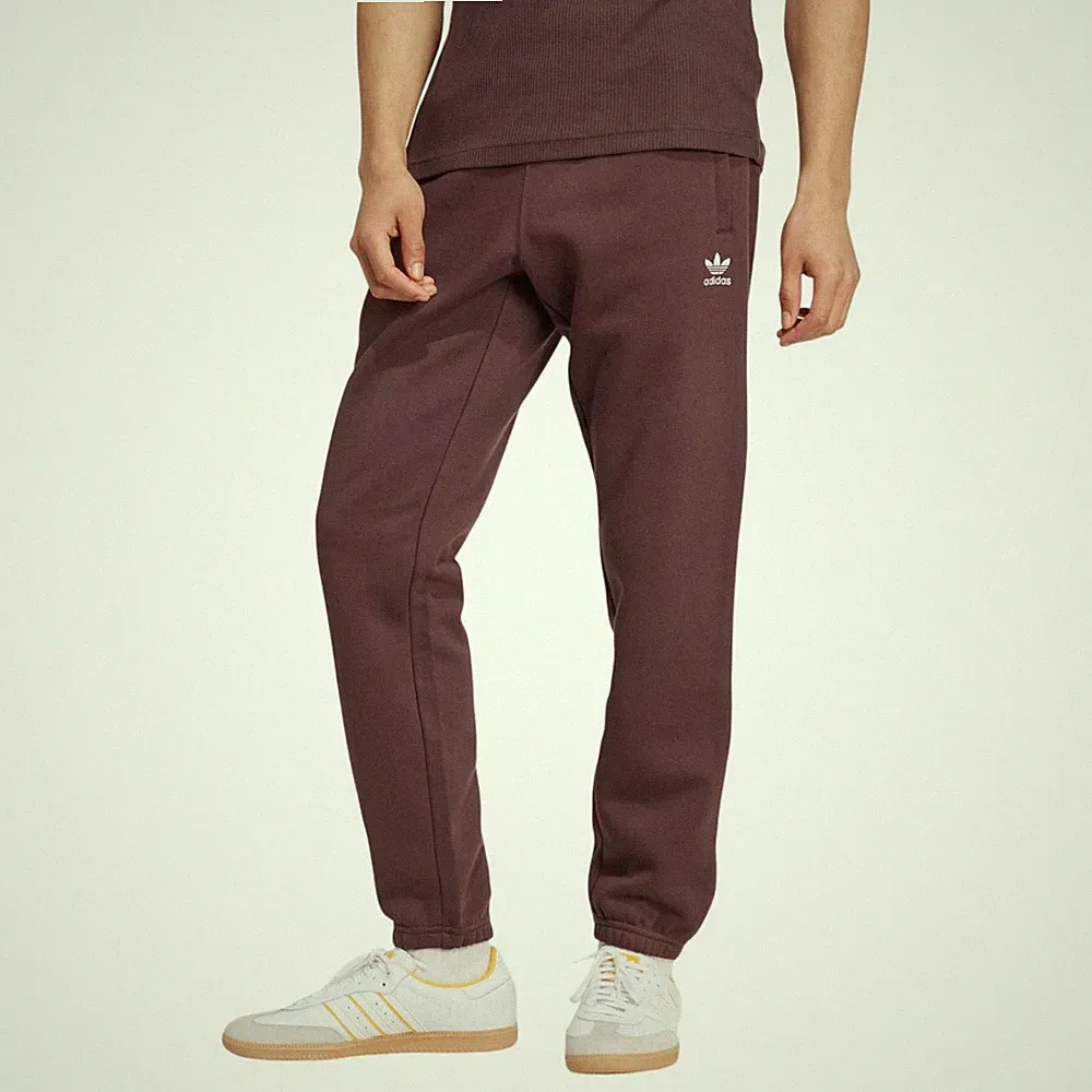 Adidas Original HERREN Trefoil Essentials Jogginghose Brow Retro Neu mit Etikett