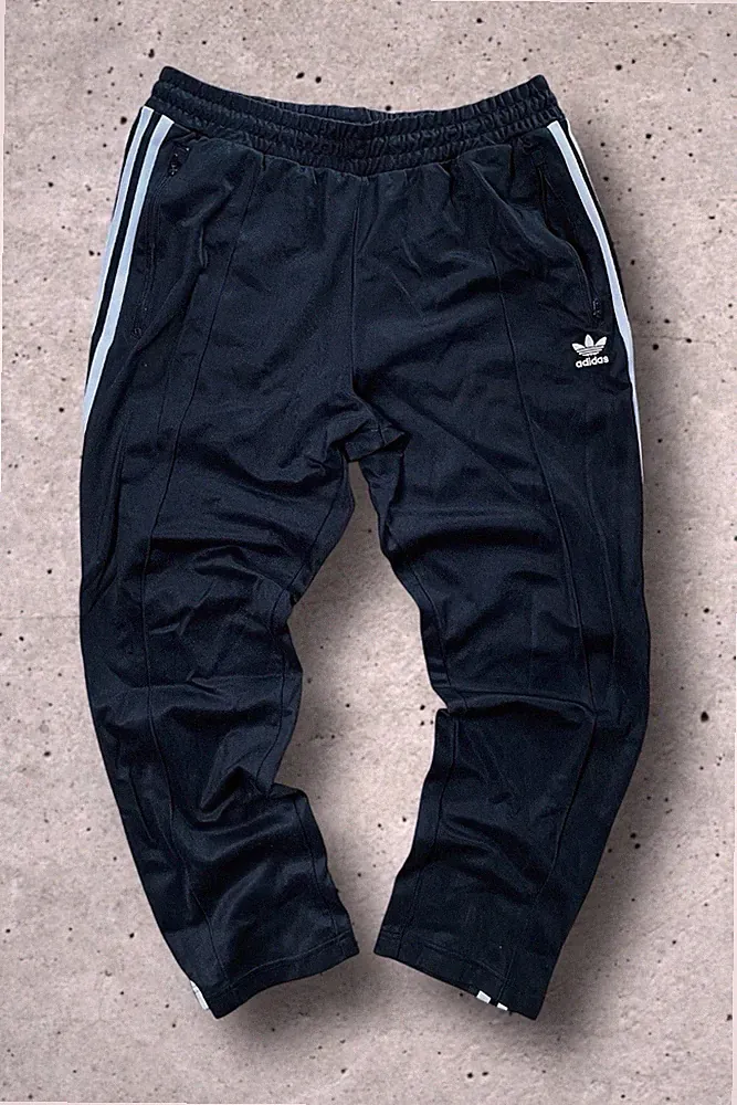 Adidas Original Vintage Track Pants XL Black Schwarz Jogginghose Joggers Y2K Men