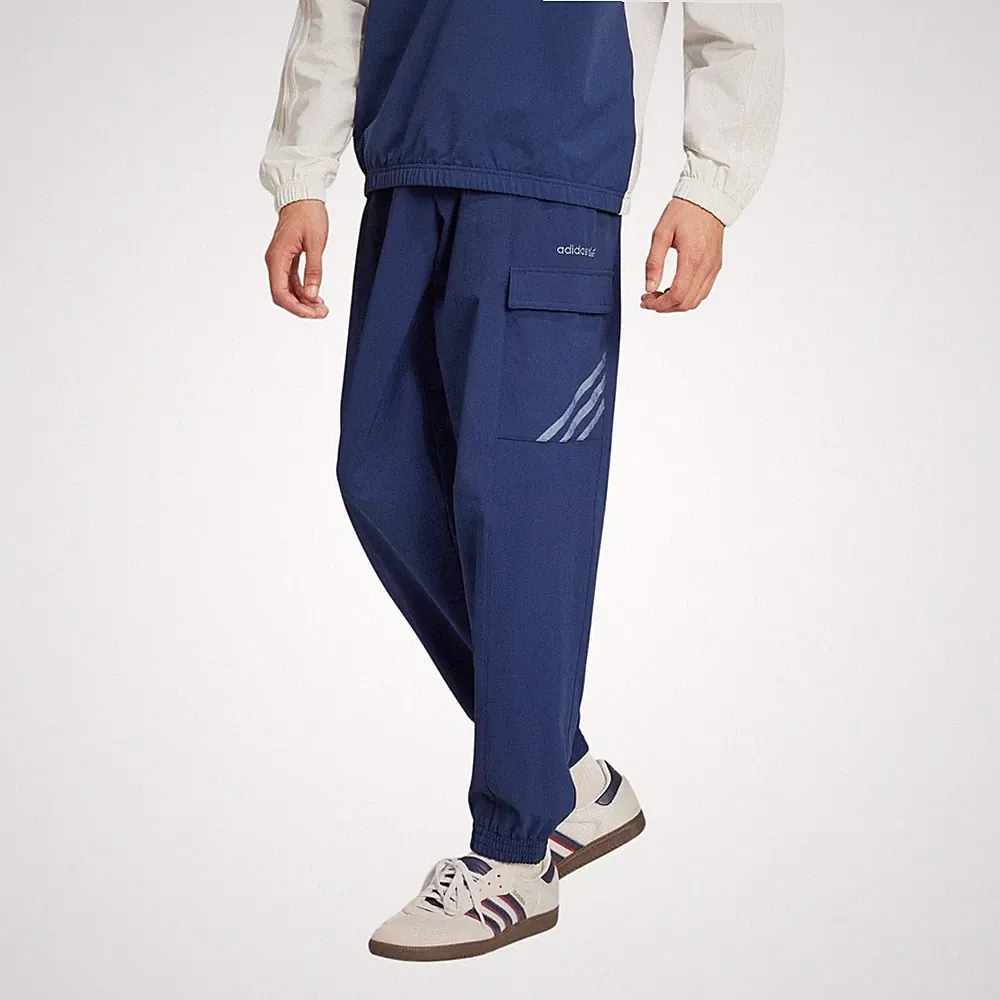 adidas Originals Cargo Jogginghose Mit Umschlag Track Pants Navy Trefoil