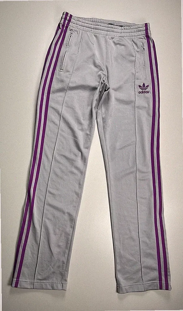 Adidas Originals Damen Jogginghose 2XS Grau Lila Track Pants