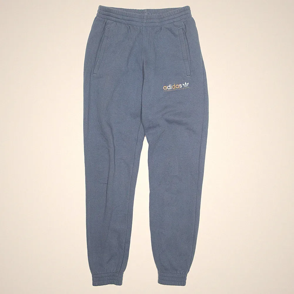 ADIDAS ORIGINALS Herren Jogginghosen Blau Tapered Regular W28 L31