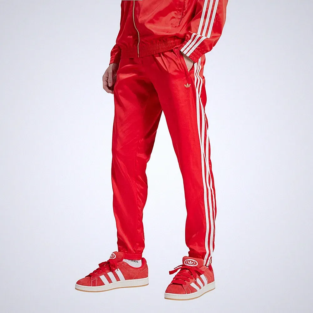 Adidas Originals Herren Premium Jogginghose Tracksuit Hosen Rot Retro Neu BNWT