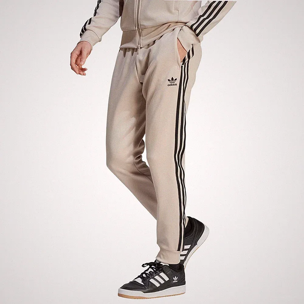 Adidas Originals Herren Superstar Trackpants Jogger Beige SST Retro Neu BNWT OG