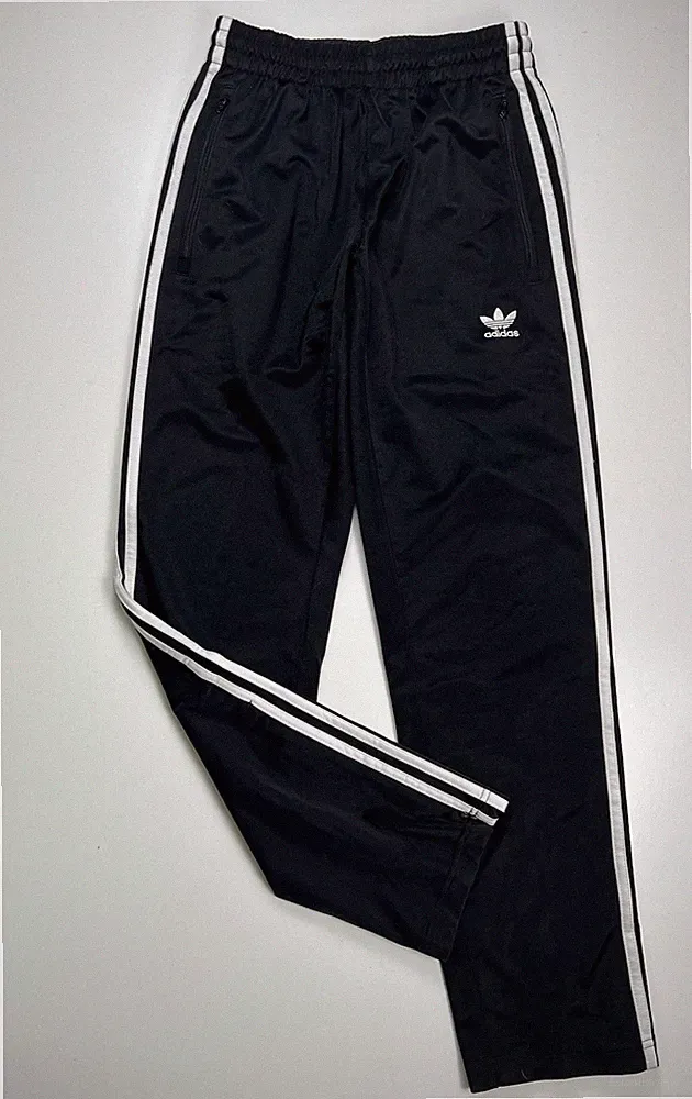 Adidas Originals Herren XS Schwarz Weiß Trainingshose Jogginghose 90er Vintage
