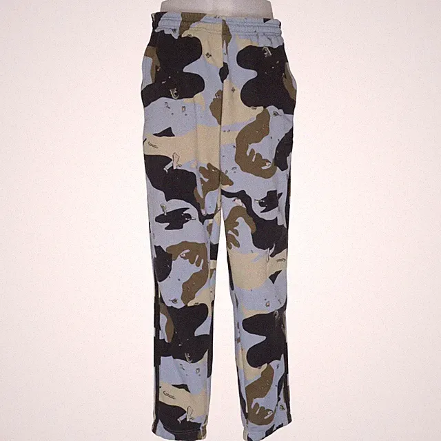 Adidas Originals, Jogginghose, Größe: L, Blau/Schwarz/Beige #XYc
