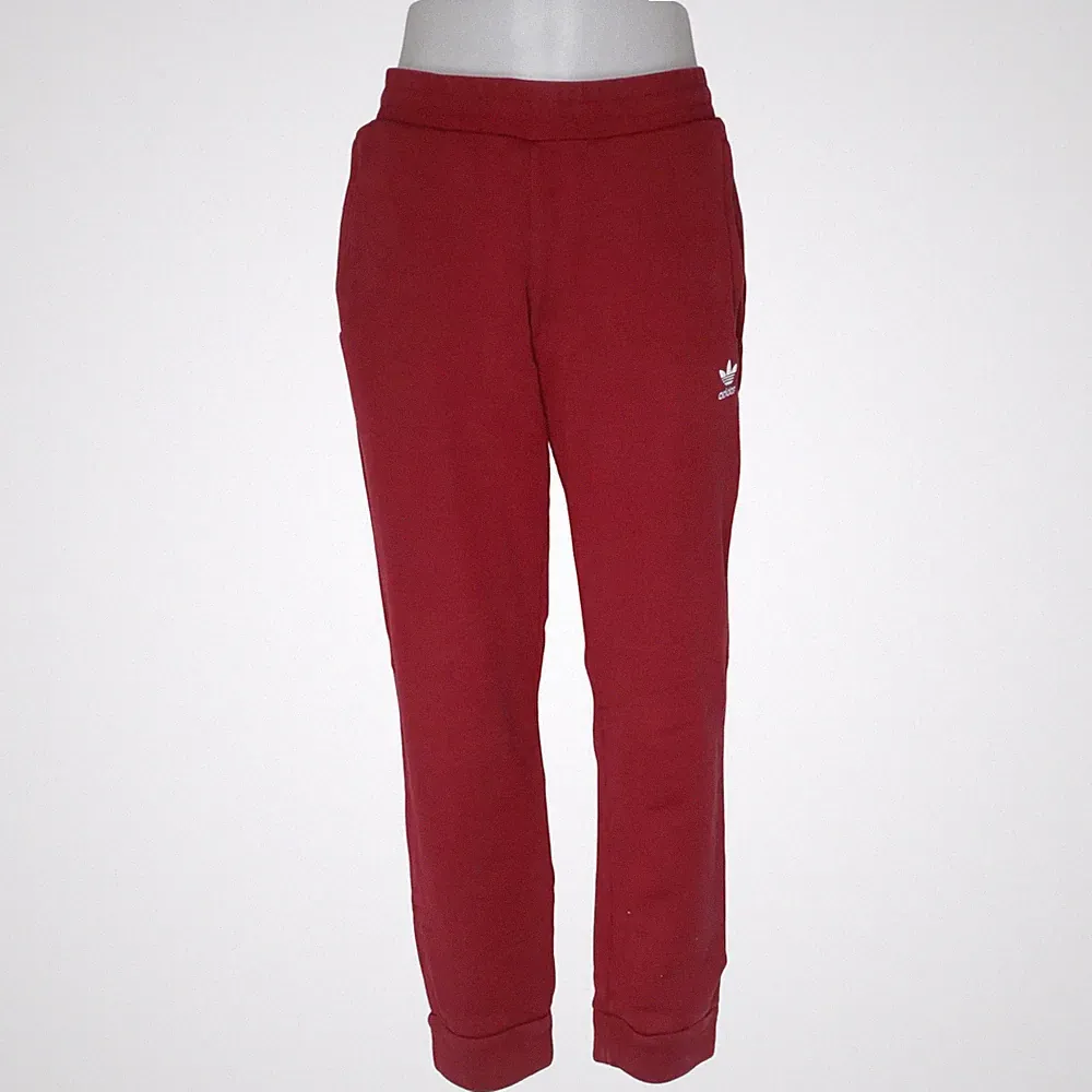 Adidas Originals, Jogginghose, Größe: L, Rot, Baumwolle/Elasthan, Einfarbig #MjI