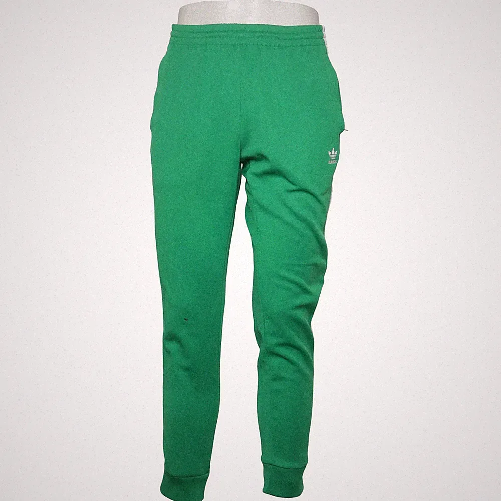 Adidas Originals, Jogginghose, Größe: M, Grün/Weiß, Baumwolle/Polyester #ZGU