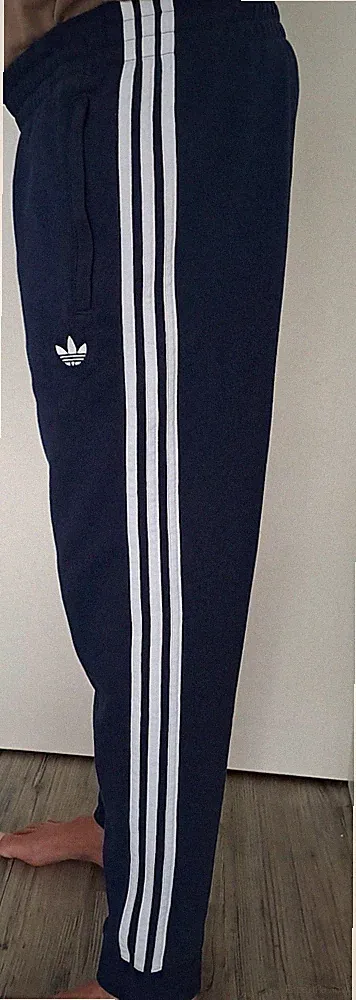Adidas Originals Jogginghose XL Indigo night 3-Streifen gerades Bein