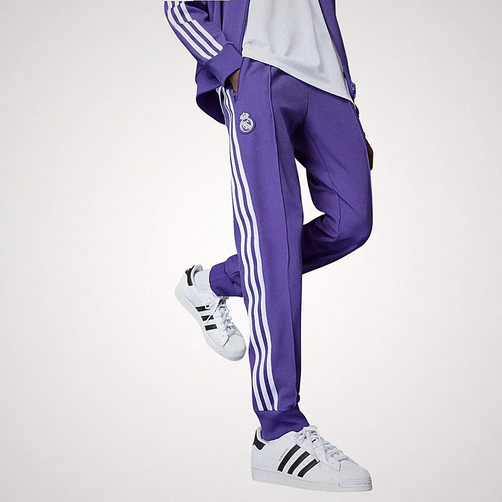 adidas Originals Real Madrid Terrace Icons Trainingshose Lila Jogginghose