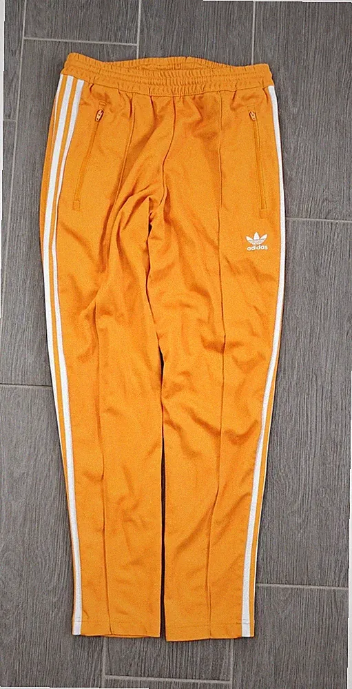 Adidas Originals Trainingshose Orange Weiß Gr. XS Herren/Damen Jogginghose Retro