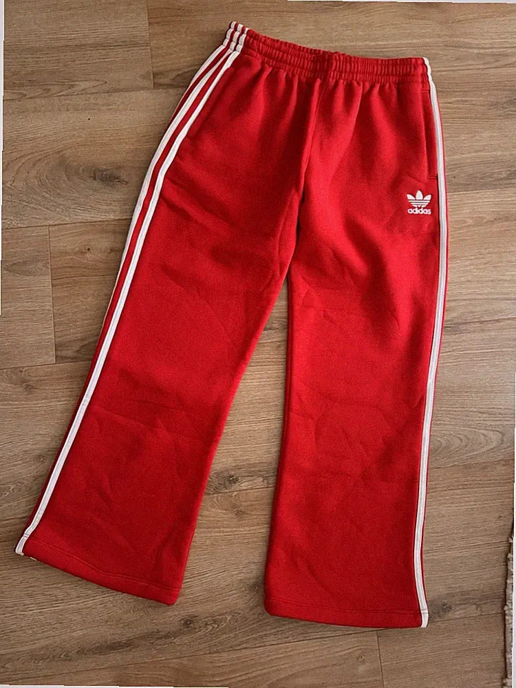 Adidas Originals Trefoil Jogginghose Trainingshose Rot Weiß Gr. XL – Ungetragen