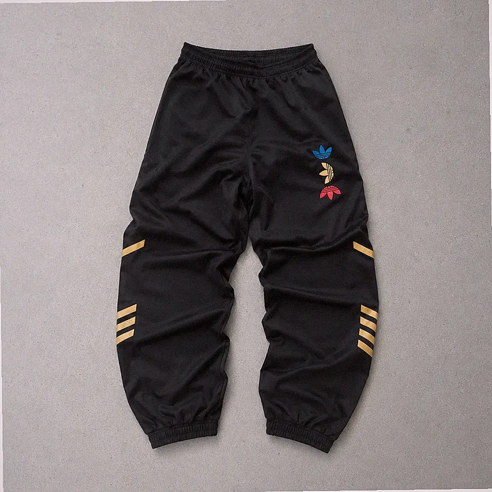 ADIDAS Pants Gold / Black Limited S