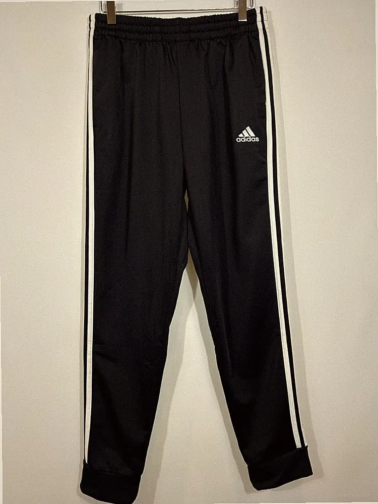 ADIDAS Regular Fit Tapered Leg Herren MEDIUM Hose Track Jogginghose Schwarz