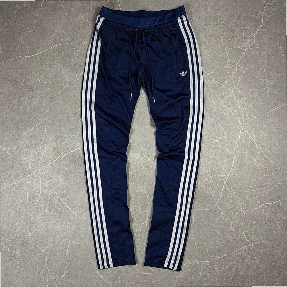 Adidas Sporthose - Jogginghose - Blau/Weiß - Firebird - 44