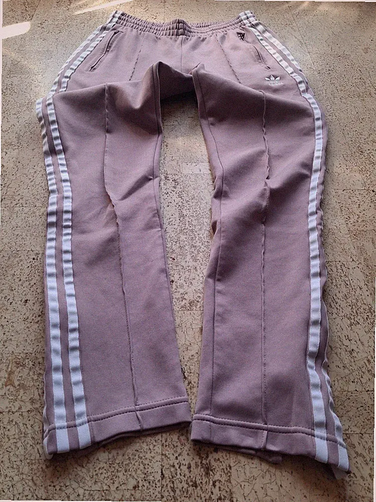 ADIDAS SST Tapered Trainingshose Trackpants Trefoil Damen 34 XS S Altrosa Mauve