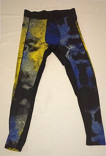 ADIDAS 'Techfit Hi L Printed Long Compression Tights' Training Medium Hose