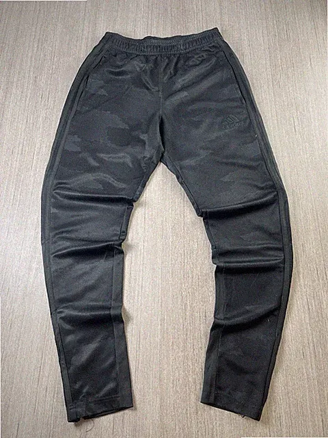 Adidas Tiro Camo Jogginghose Tapered Trainingshose Gr. S schwarz grau