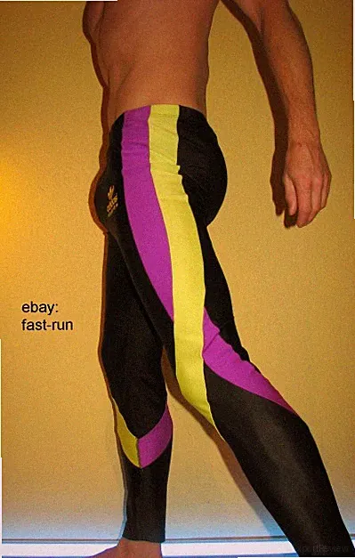 Adidas Torsion Tight D7 Large Longtight Sporthose Running Laufhose Vintage