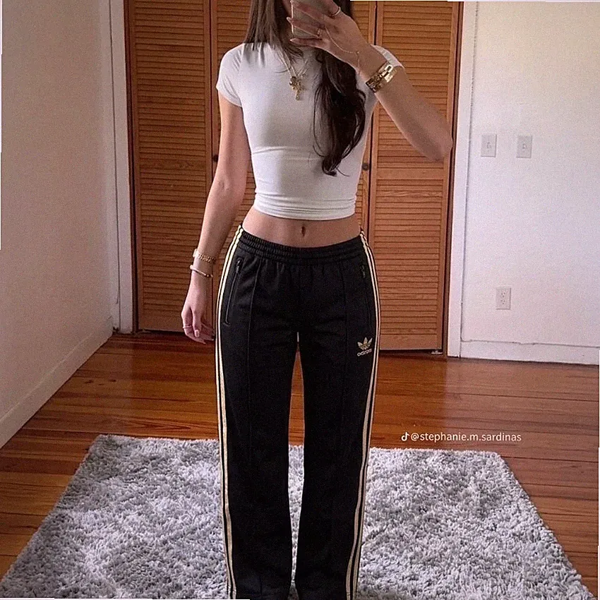 Adidas Track Pants Gold Stripes Trefoil Jogginghose [Größe XS] #22