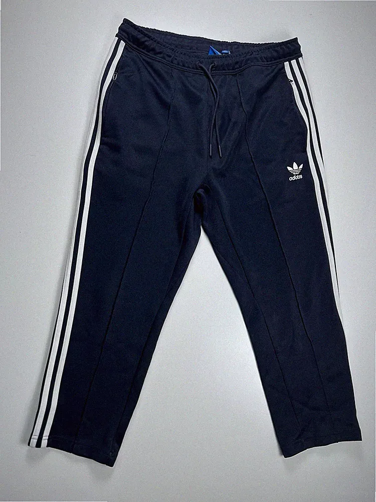 Adidas Track Pants Mit Seitlichen Streifen Blau Weiß M Herren Hosen