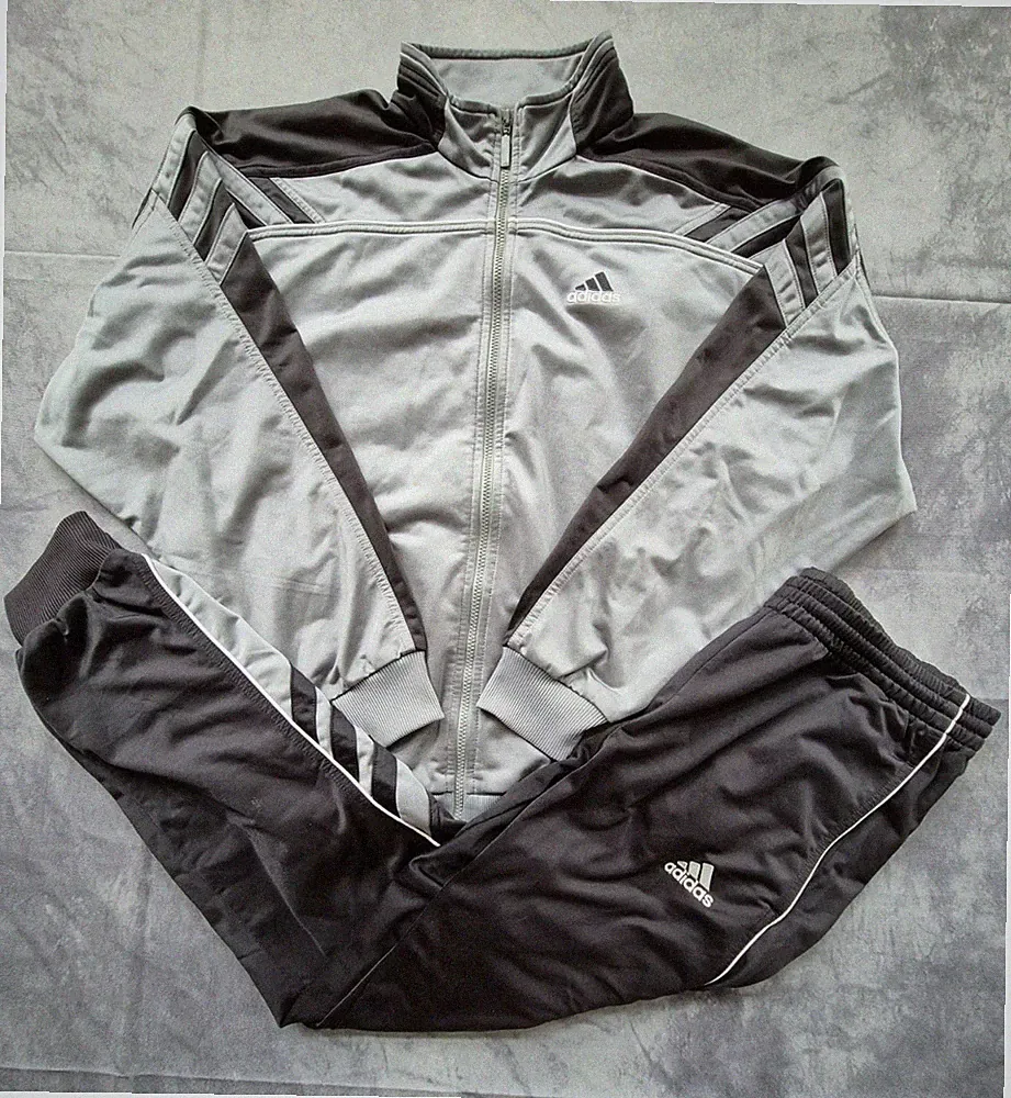 ADIDAS Tracksuit M Vintage Y2K 90s Retro Herren Damen Jogginganzug wie nike 80s