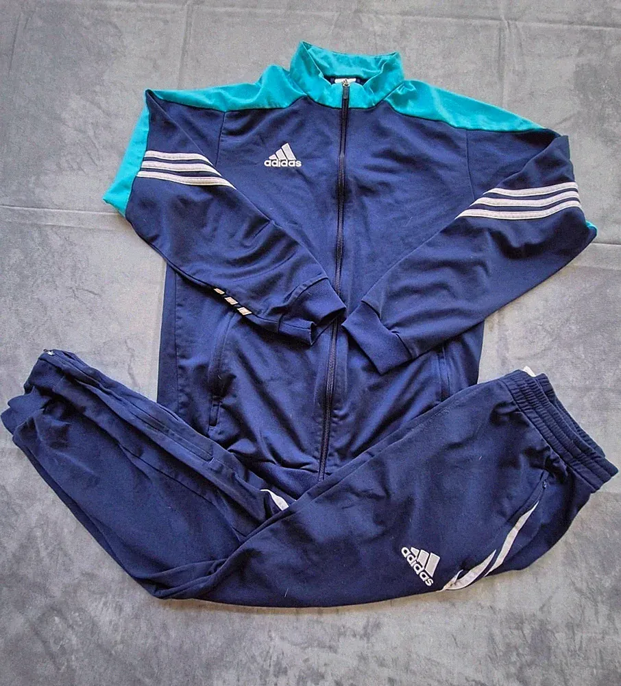 ADIDAS Tracksuit M Vintage Y2K 90s Retro Herren Damen Jogginganzug wie nike